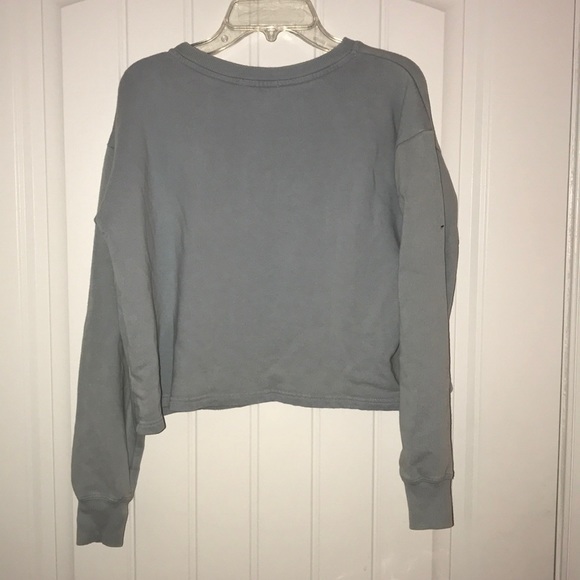 Blue sweatshirt without a hood - Picture 2 of 2